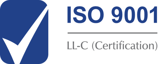 ISO 9001, zertifiziert durch LL-C Certification — Zertifikat als PDF öffnen